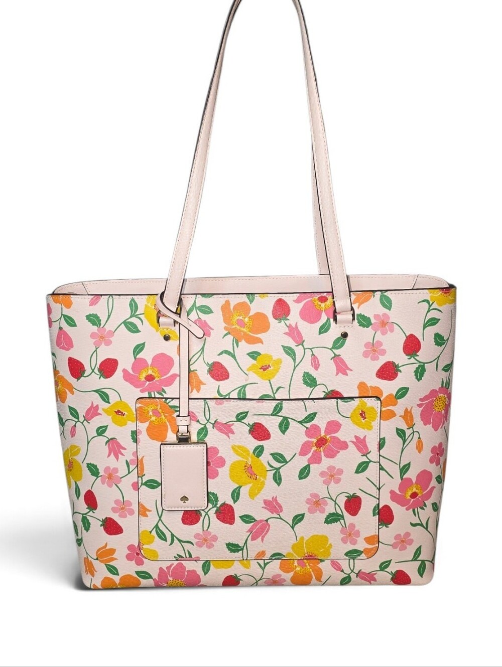 Kate Spade New York Perfect Strawberry Garden Large Tote (Style KG752) - Picture 2 of 6